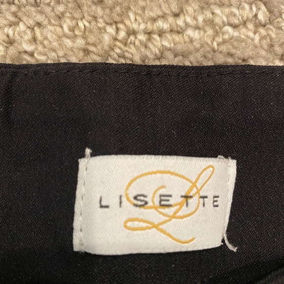 Lisette black pants with elastic waist - Picture 3 of 5